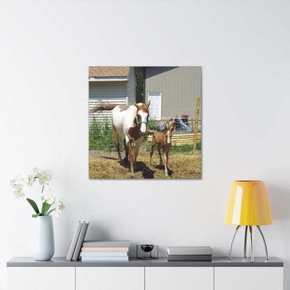 Canvas Gallery Wrap - Takota and Mommy - Photo