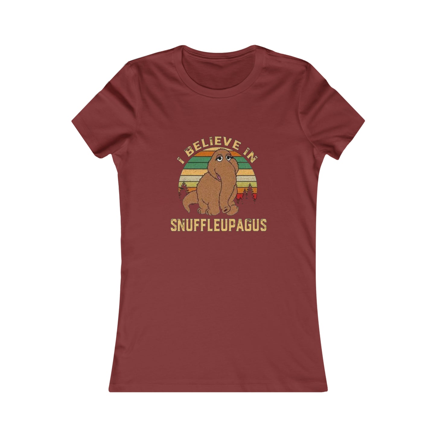 I Believe In Snuffleupagus - Woman's Favorite Tee