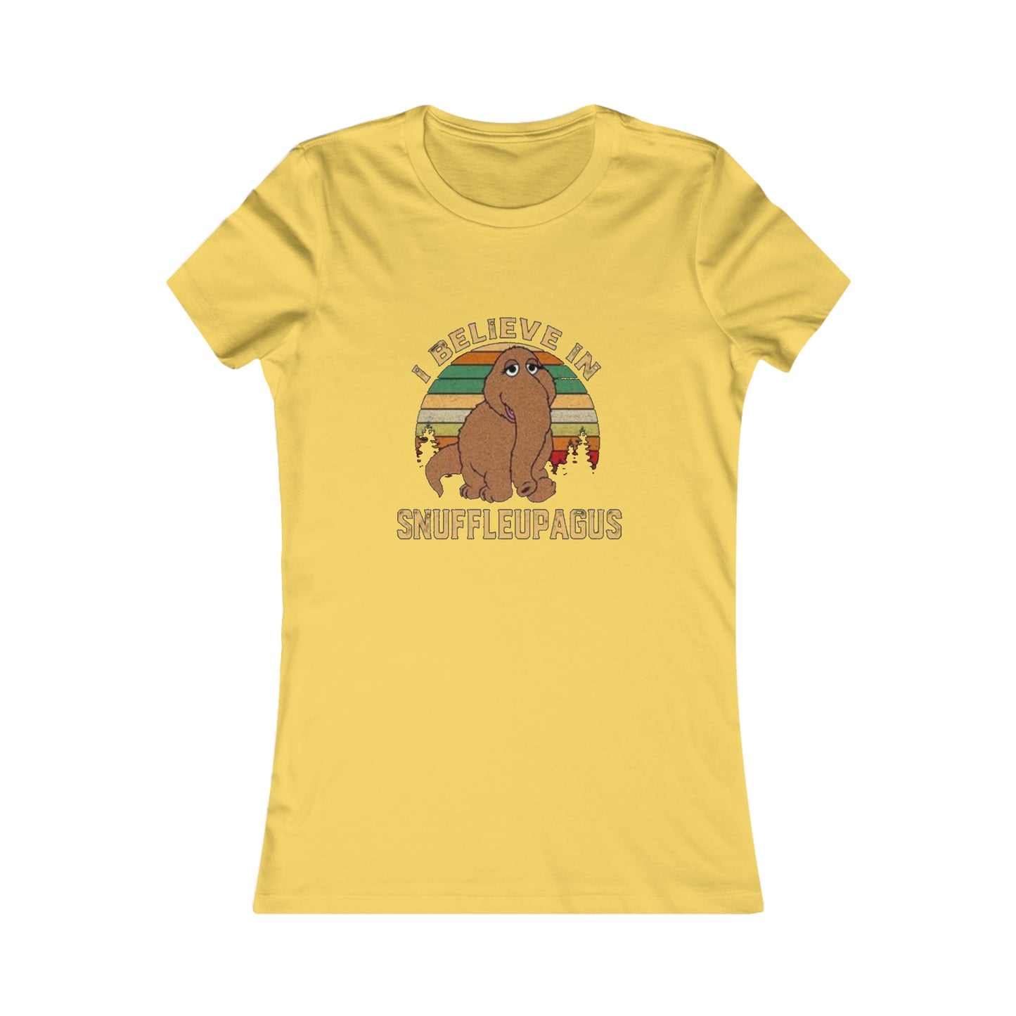 I Believe In Snuffleupagus - Woman's Favorite Tee