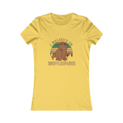 I Believe In Snuffleupagus - Woman's Favorite Tee