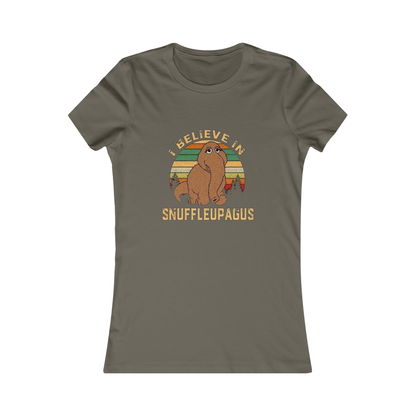 I Believe In Snuffleupagus - Woman's Favorite Tee