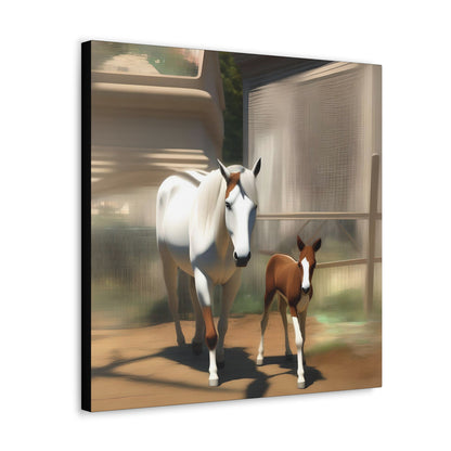 Canvas Gallery Wrap - Takota and Mommy - Animated