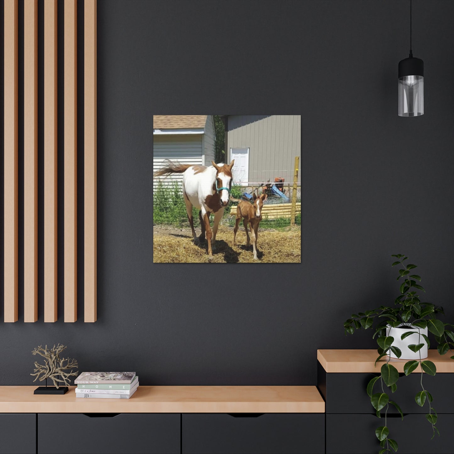 Canvas Gallery Wrap - Takota and Mommy - Photo