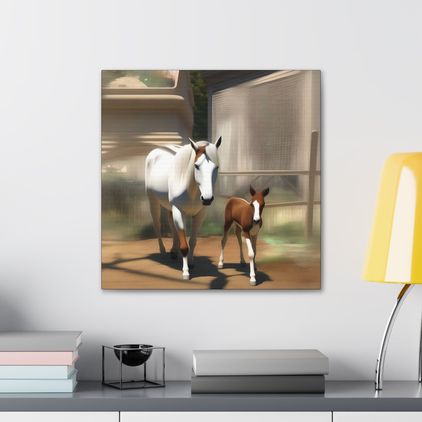 Canvas Gallery Wrap - Takota and Mommy - Animated