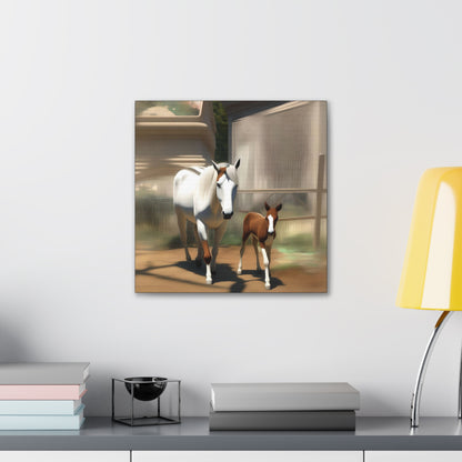 Canvas Gallery Wrap - Takota and Mommy - Animated