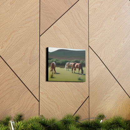 Canvas Gallery Wrap - Abstract Horses