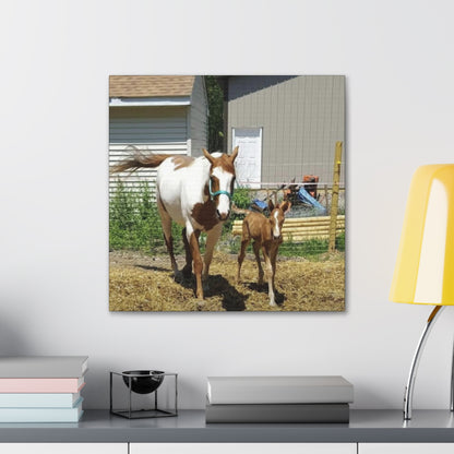 Canvas Gallery Wrap - Takota and Mommy - Photo