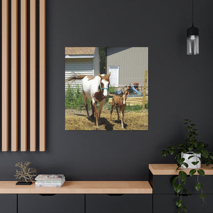 Canvas Gallery Wrap - Takota and Mommy - Photo