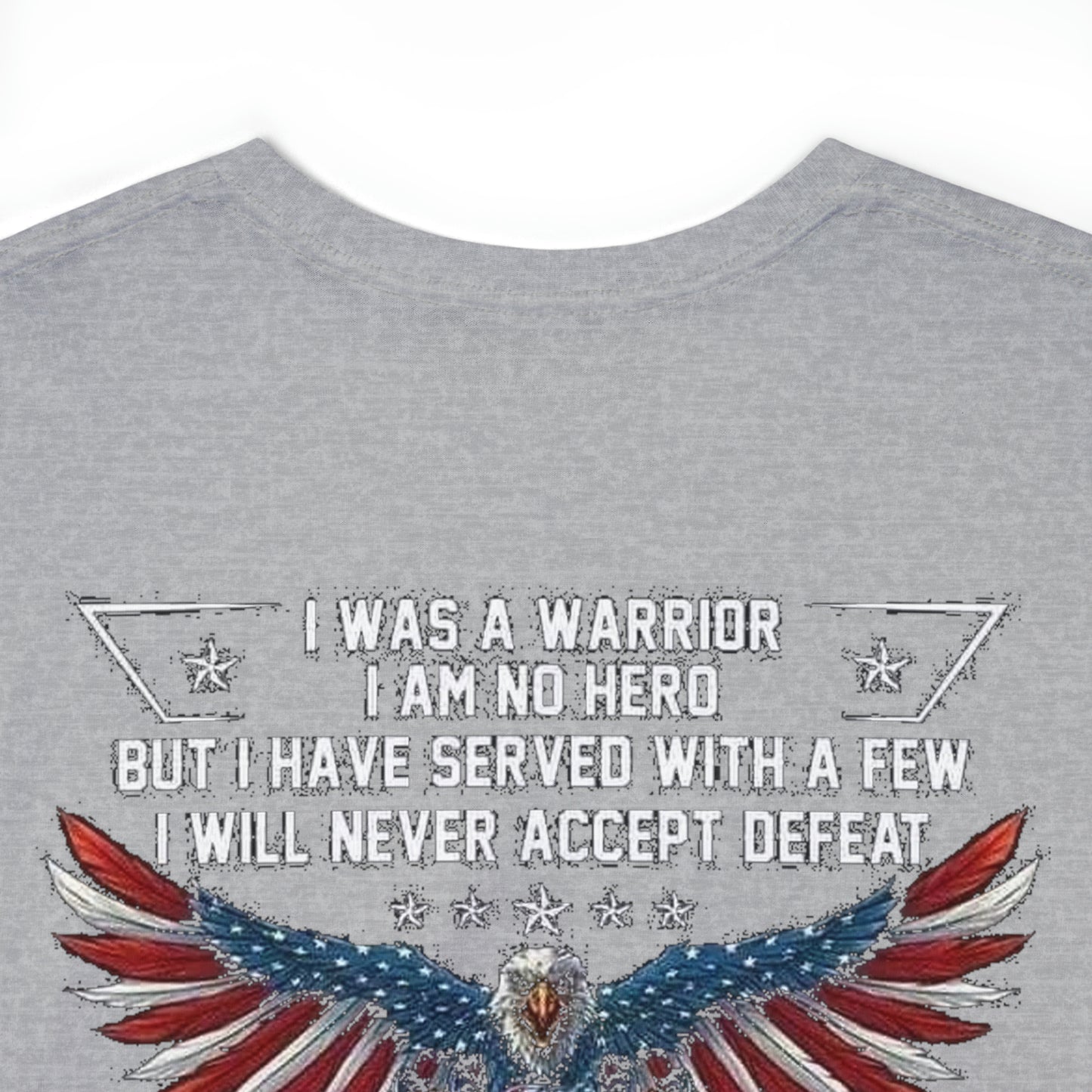 6H - I was a Warrior - I am a Veteran (Heart on Front)