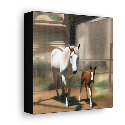 Canvas Gallery Wrap - Takota and Mommy - Animated