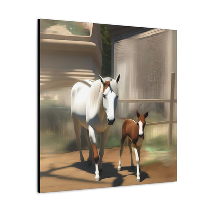 Canvas Gallery Wrap - Takota and Mommy - Animated