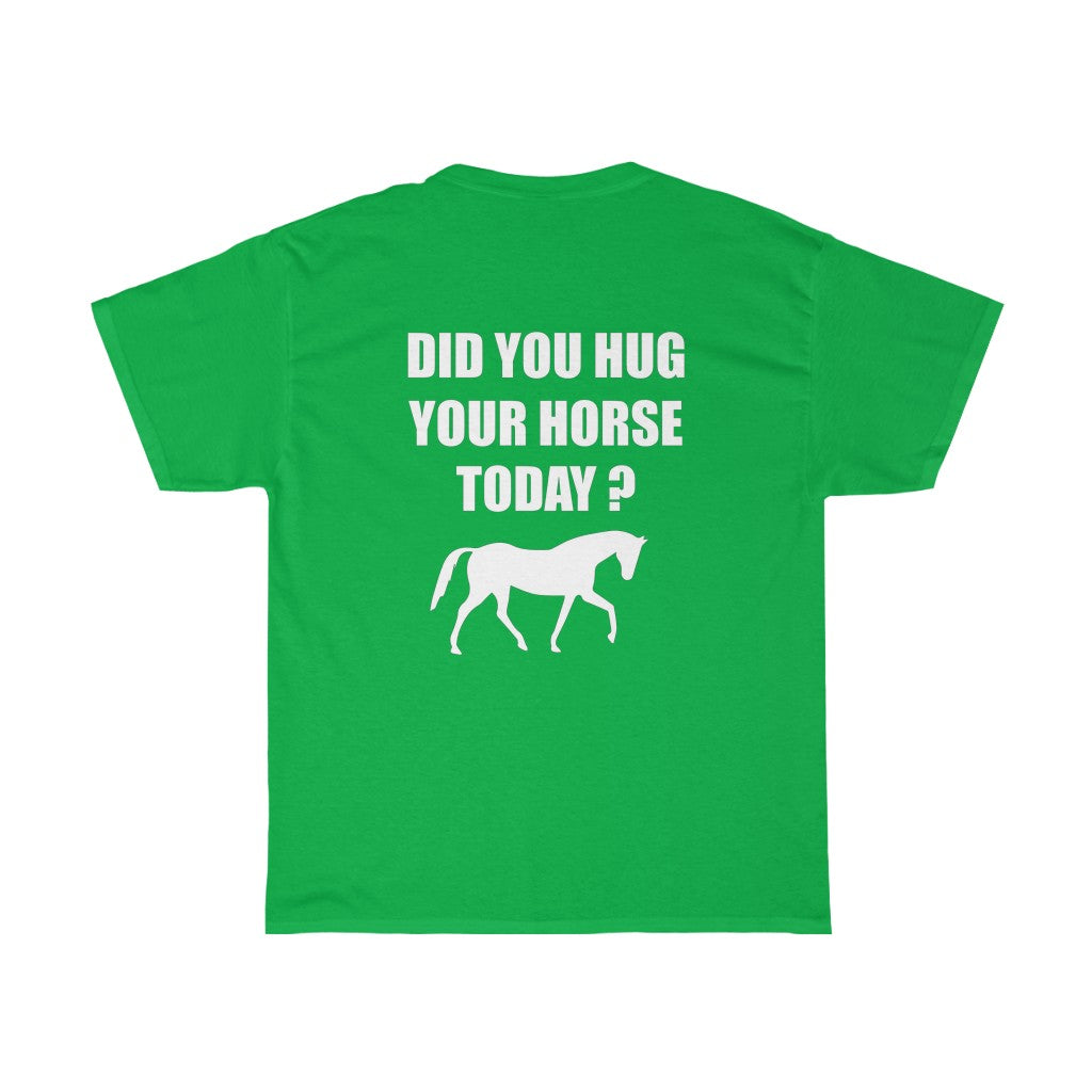 Horse Hugs - Adult Tee (Back Logo)