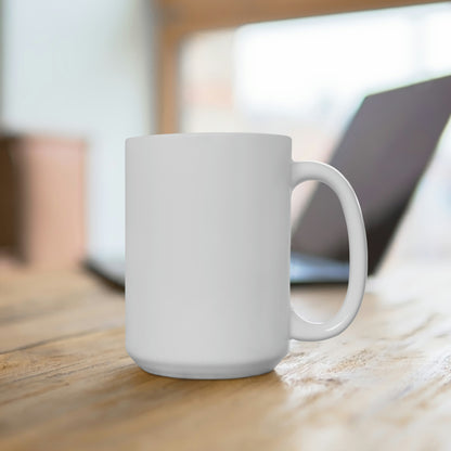 6H - White Ceramic Mug