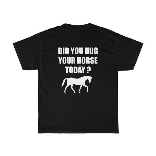 Horse Hugs - Adult Tee (Back Logo)