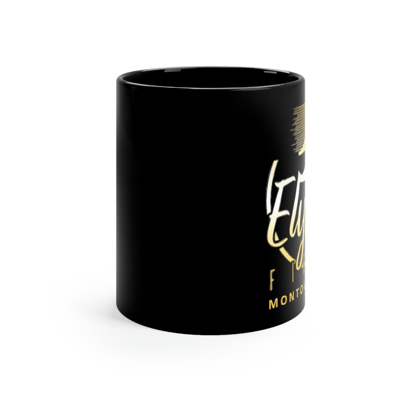 Elysian Fields - Black mug 11oz - Color Logo