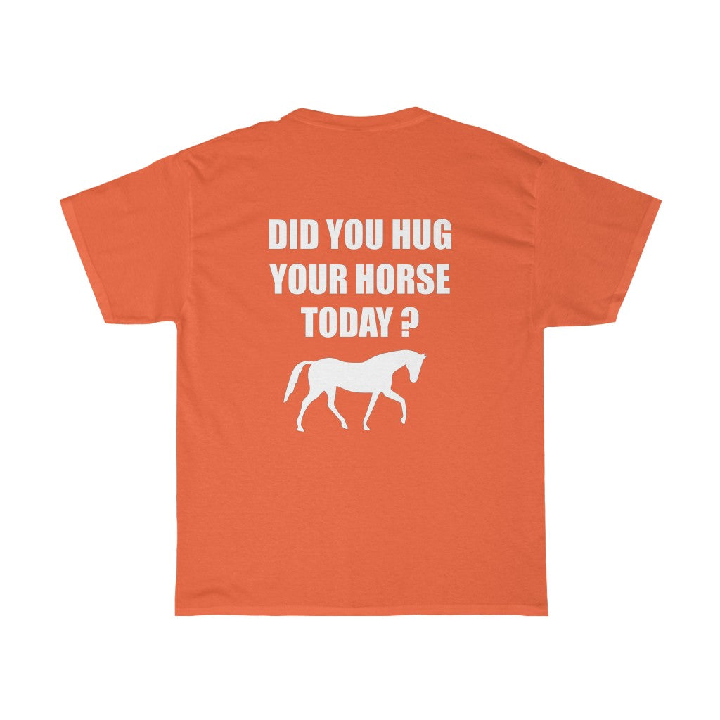 Horse Hugs - Adult Tee (Back Logo)