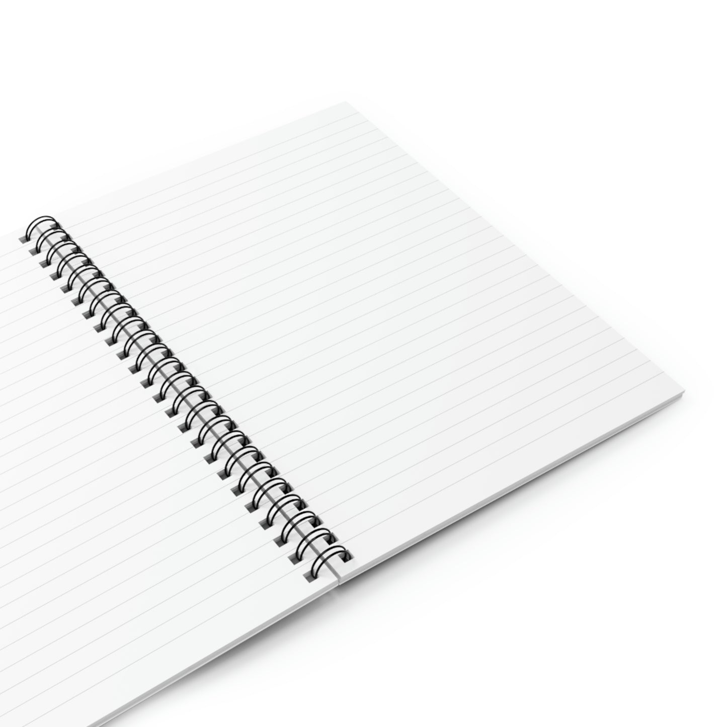 6H - Spiral Notebook - Ruled Line (Black on White)