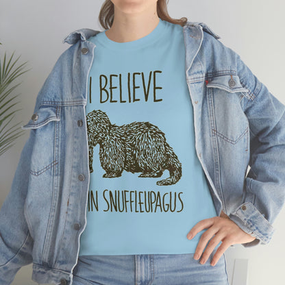 I Believe in Snuffleupagus - Unisex Heavy Cotton Tee