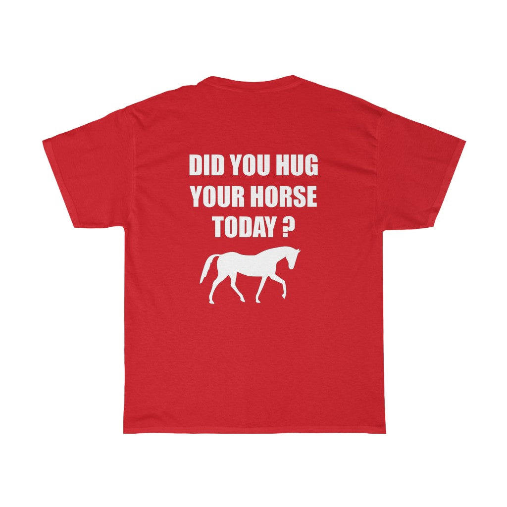 Horse Hugs - Adult Tee (Back Logo)