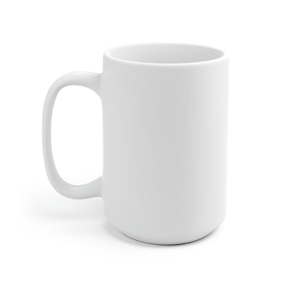 Never Give Up - White Ceramic Mug