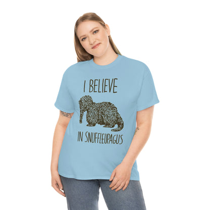 I Believe in Snuffleupagus - Unisex Heavy Cotton Tee