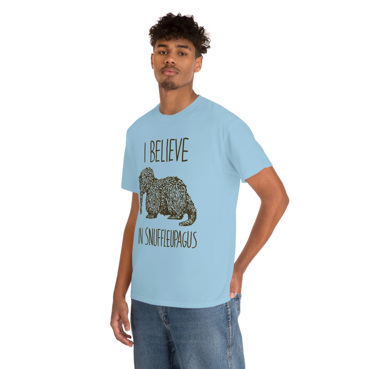 I Believe in Snuffleupagus - Unisex Heavy Cotton Tee