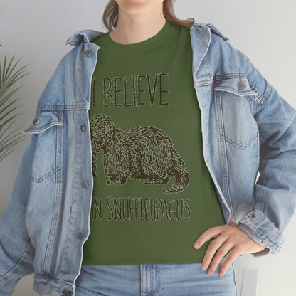 I Believe in Snuffleupagus - Unisex Heavy Cotton Tee