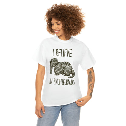 I Believe in Snuffleupagus - Unisex Heavy Cotton Tee