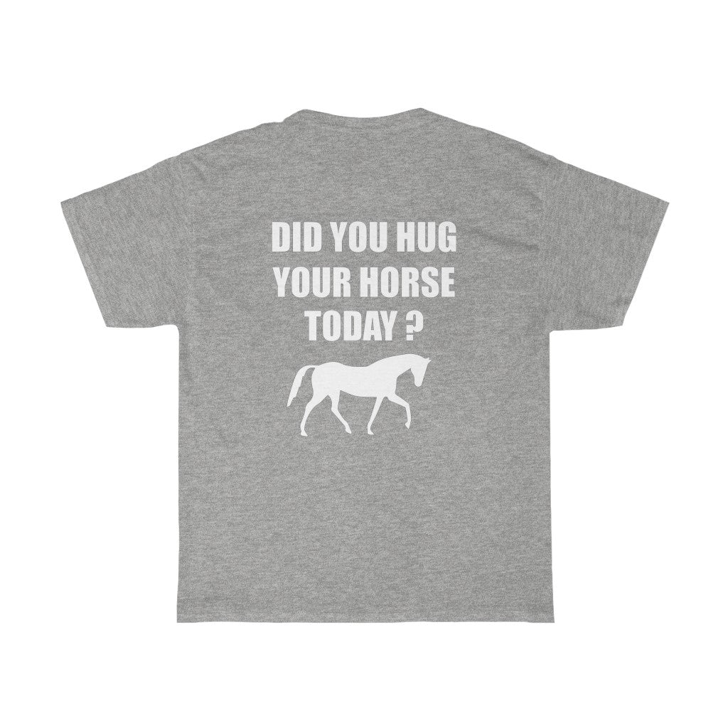 Horse Hugs - Adult Tee (Back Logo)