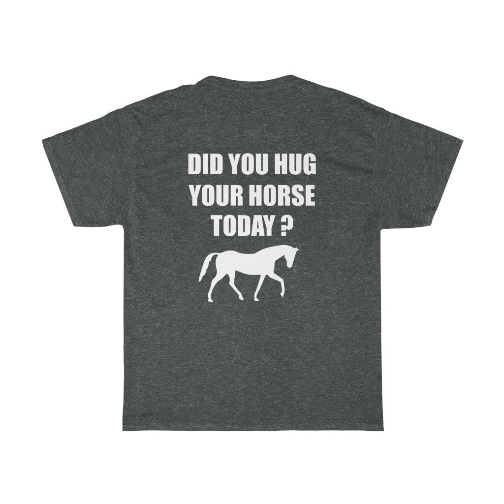 Horse Hugs - Adult Tee (Back Logo)