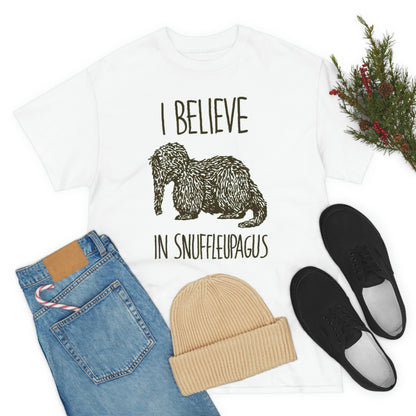 I Believe in Snuffleupagus - Unisex Heavy Cotton Tee