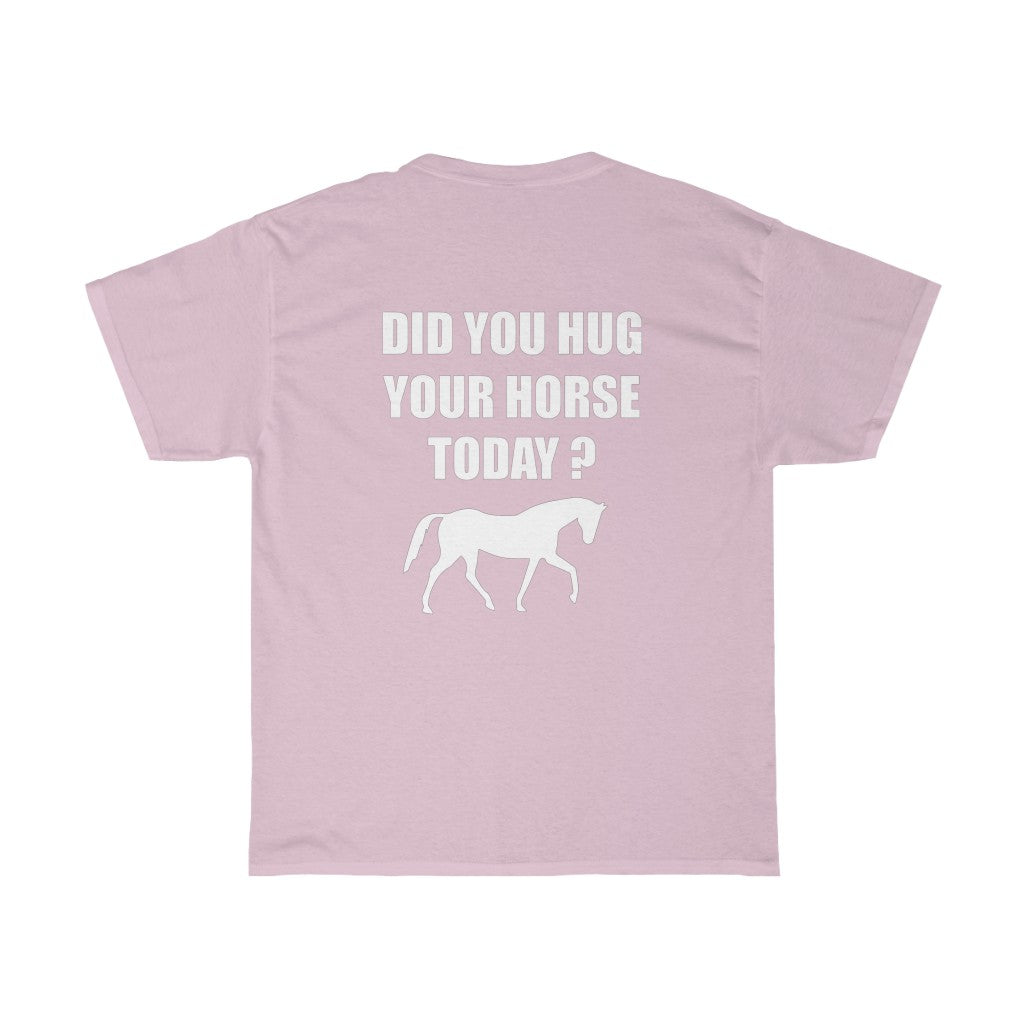 Horse Hugs - Adult Tee (Back Logo)