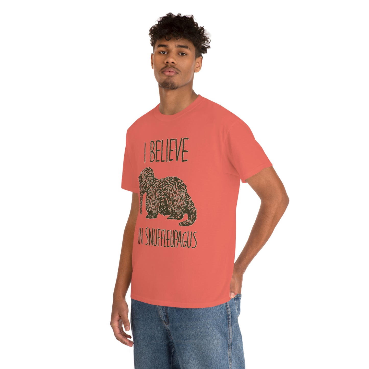 I Believe in Snuffleupagus - Unisex Heavy Cotton Tee