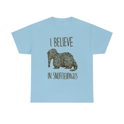 I Believe in Snuffleupagus - Unisex Heavy Cotton Tee