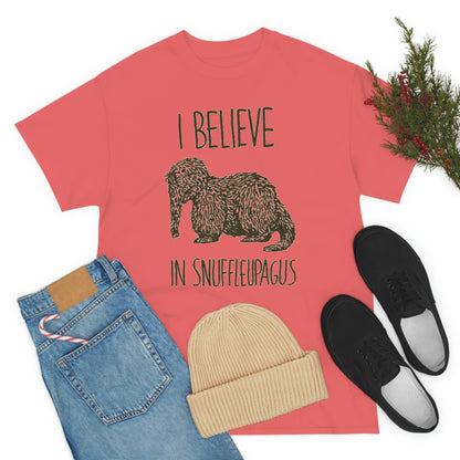 I Believe in Snuffleupagus - Unisex Heavy Cotton Tee