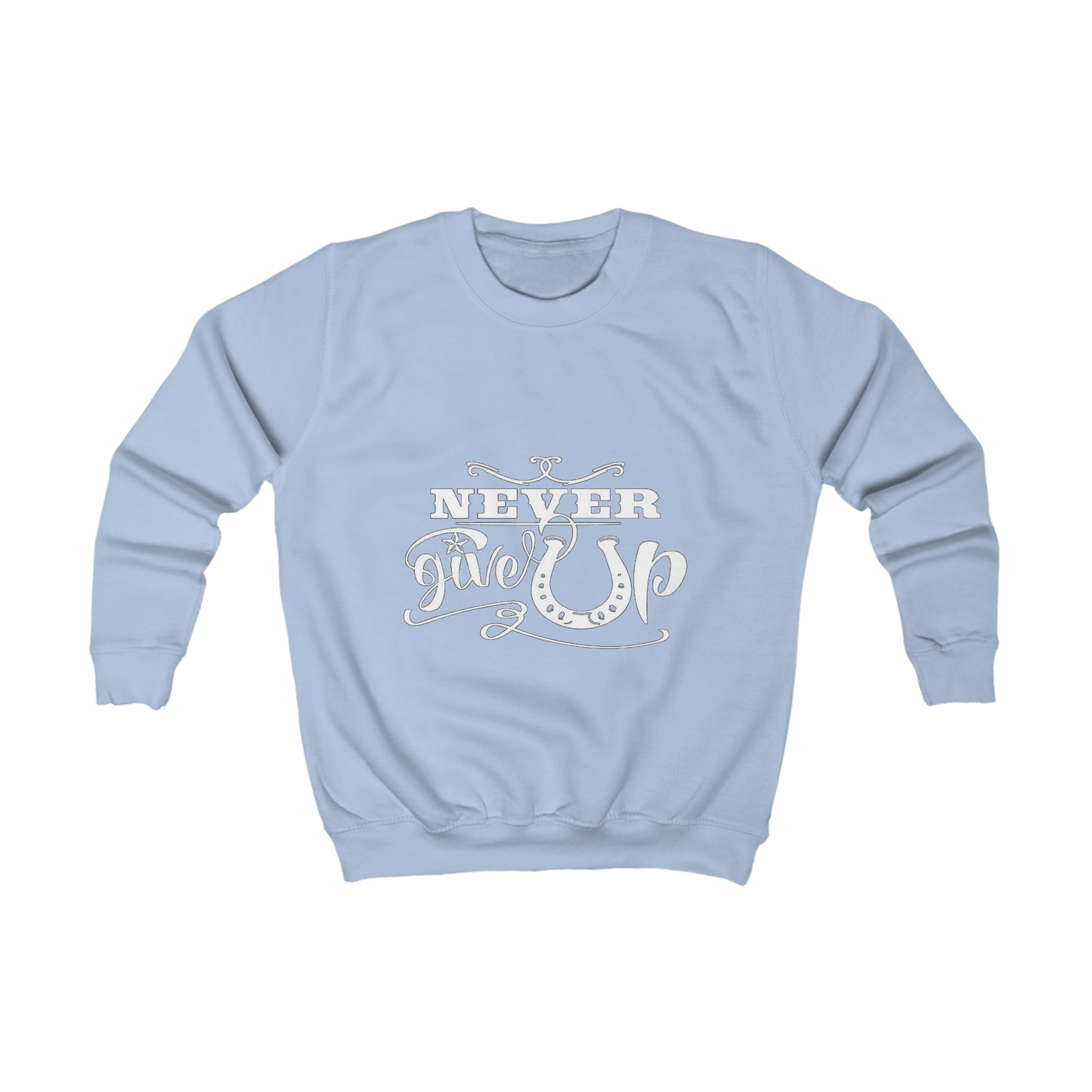 Never Give Up - Kids Sweatshirt