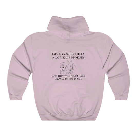 Say NO to Drugs - Adult Unisex Heavy Blend™ Hooded Sweatshirt - Black Print
