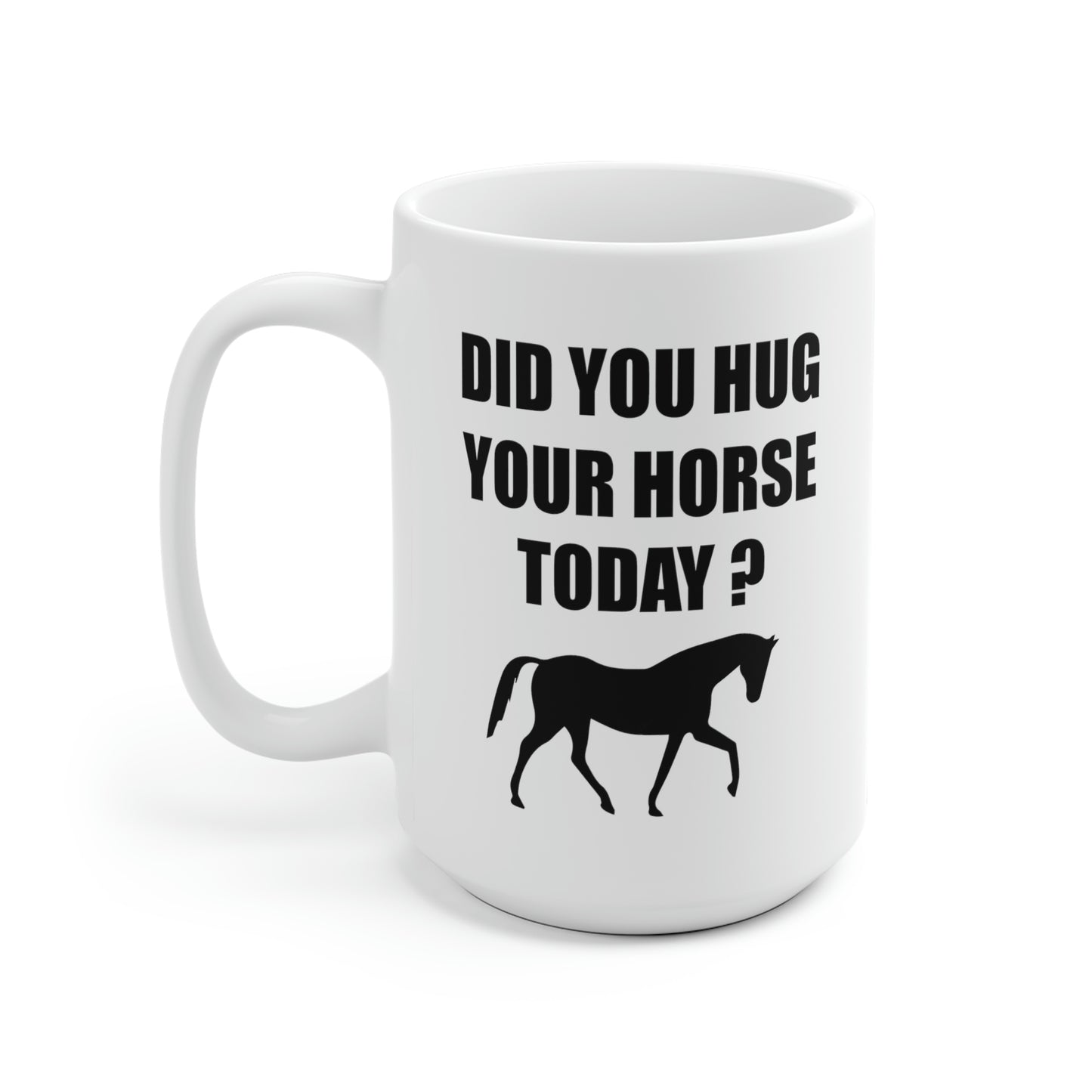 Horse Hugs - White Ceramic Mug