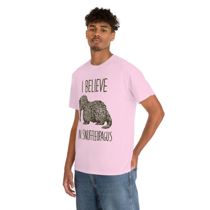 I Believe in Snuffleupagus - Unisex Heavy Cotton Tee