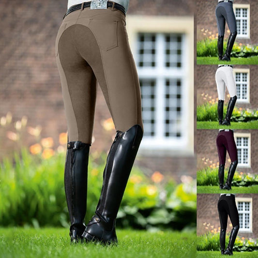 Horse Riding Casual Stretch Pants - Equestrian Equipment Sports Breeches Rider Trouser