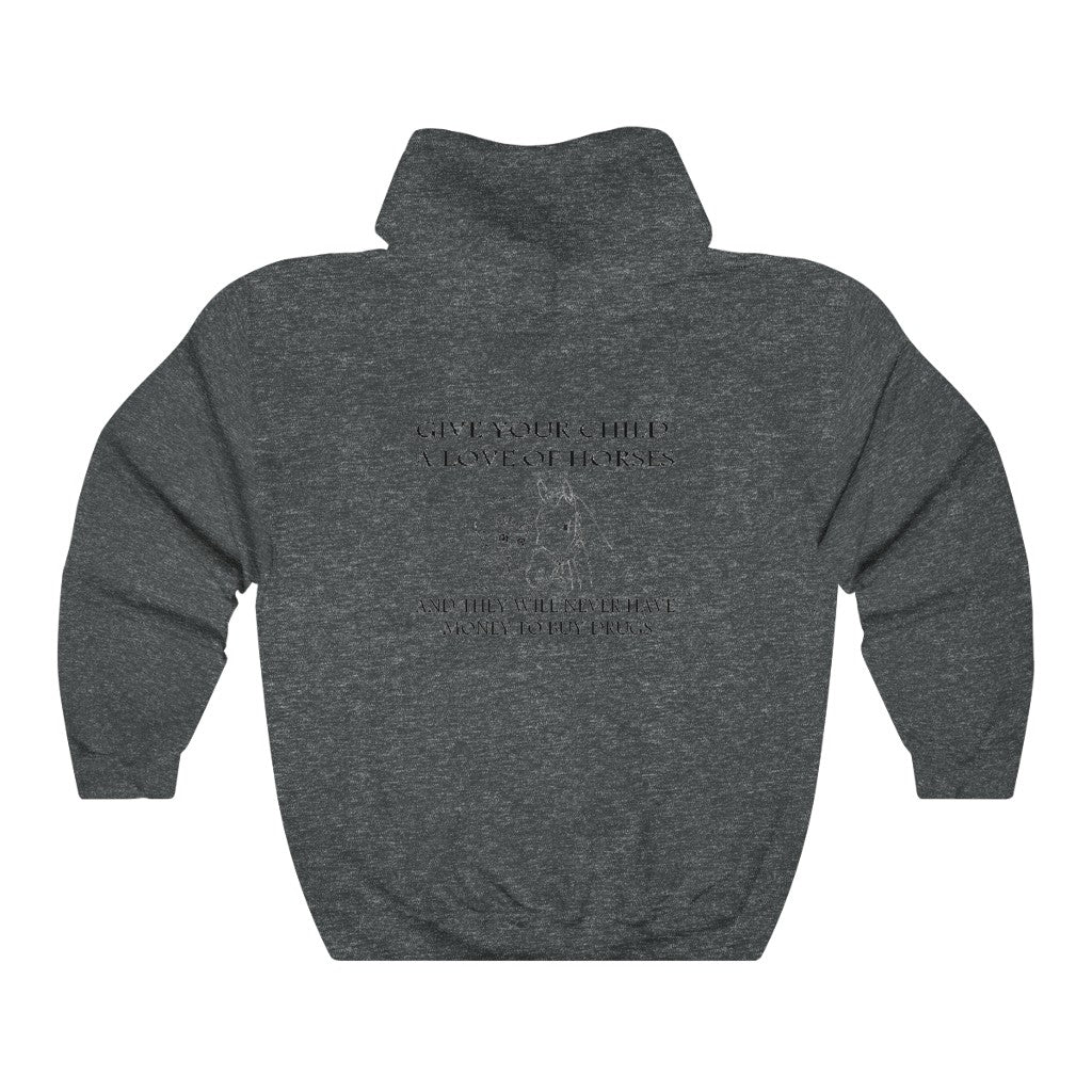 Say NO to Drugs - Adult Unisex Heavy Blend™ Hooded Sweatshirt - Black Print