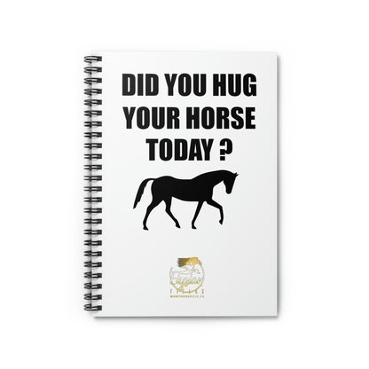 Horse Hugs - Spiral Notebook - Ruled Line