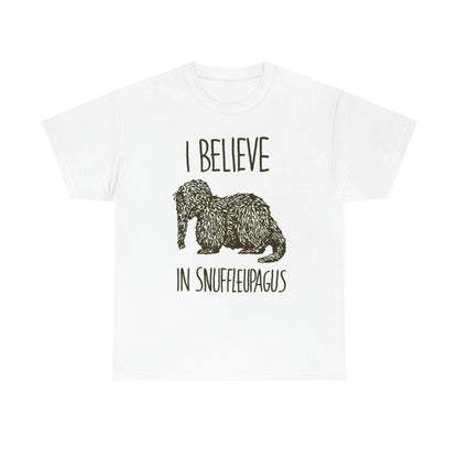 I Believe in Snuffleupagus - Unisex Heavy Cotton Tee