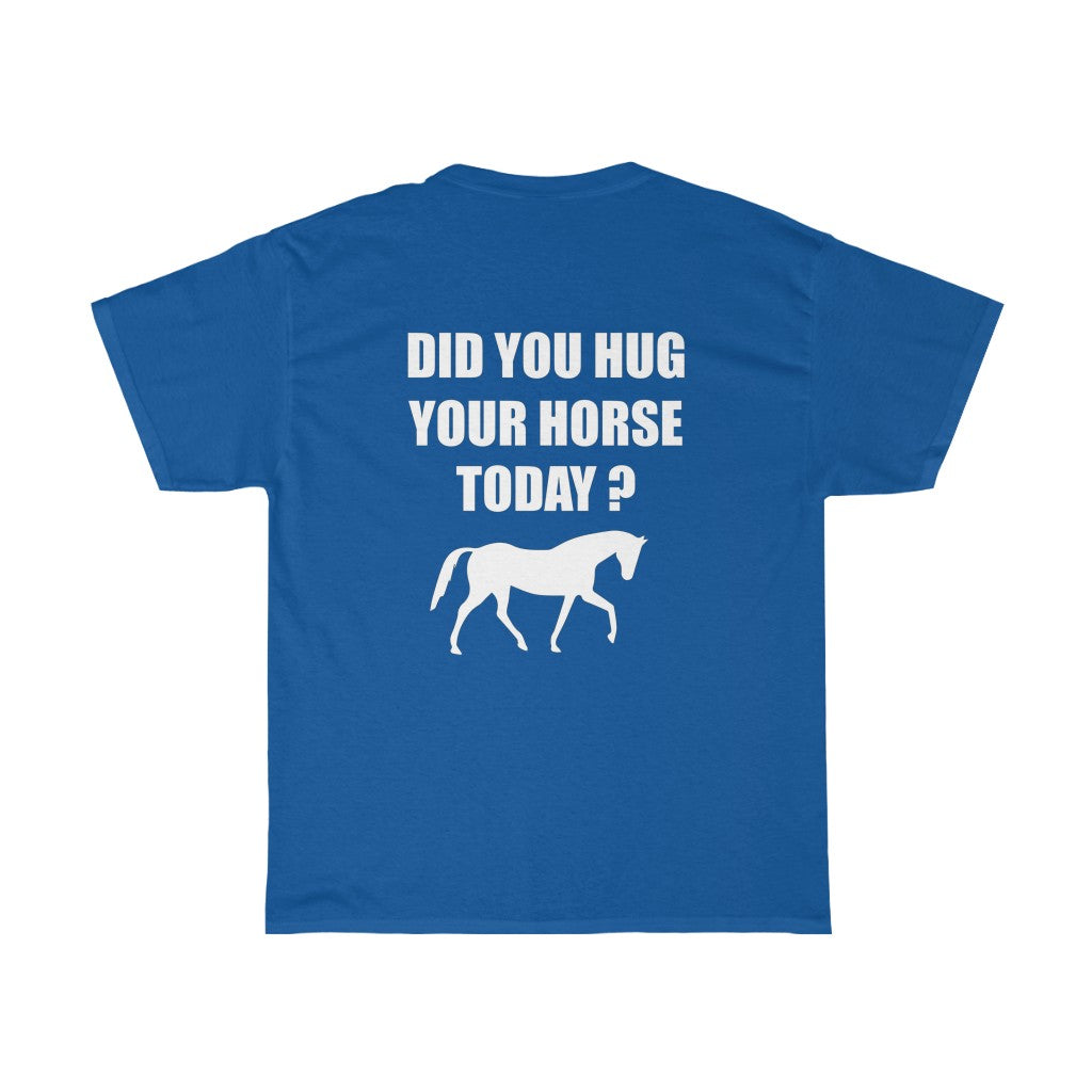 Horse Hugs - Adult Tee (Back Logo)