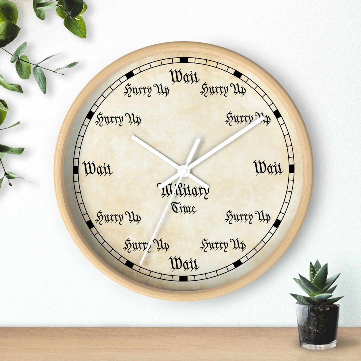 Military Time - Wall clock