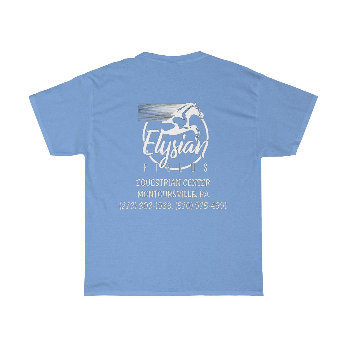 Elysian Fields - Adult Unisex Heavy Cotton Tee - White Logo