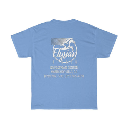 Elysian Fields - Adult Unisex Heavy Cotton Tee - White Logo