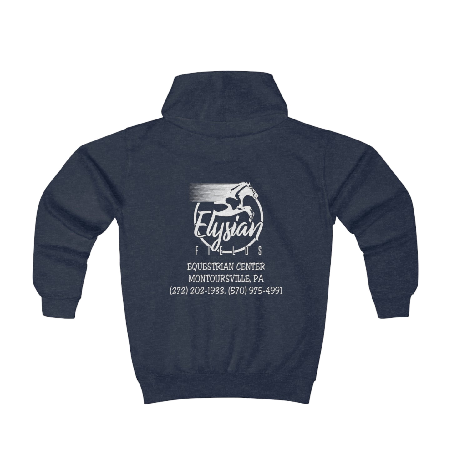 Elysian Fields - Youth Hoodie - White Logo