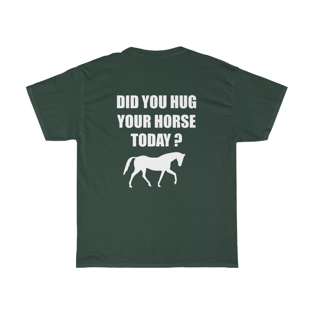 Horse Hugs - Adult Tee (Back Logo)