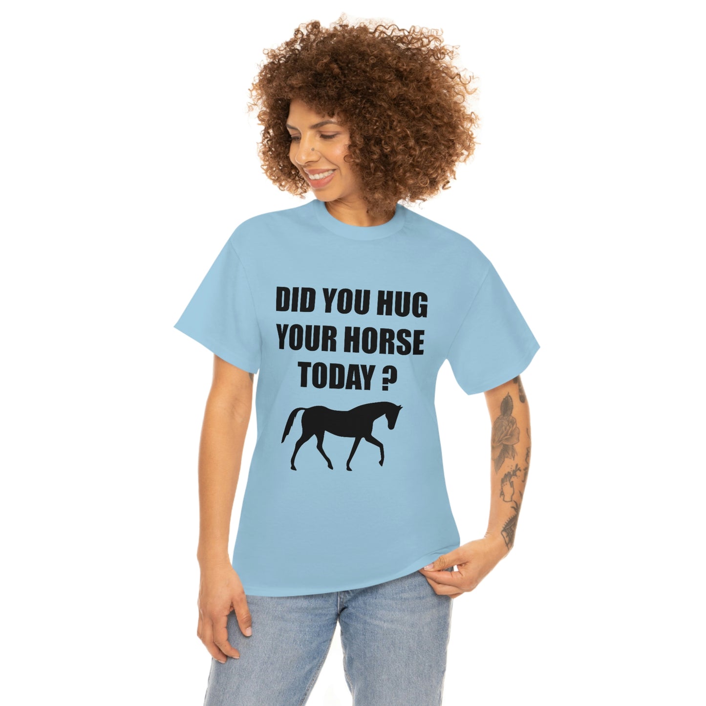 Horse Hugs - Adult Tee (Front Logo)